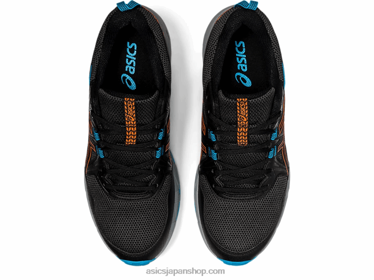 ジェルベンチャー 8 L20V1898Asics ブラック/マリーゴールドオレンジ