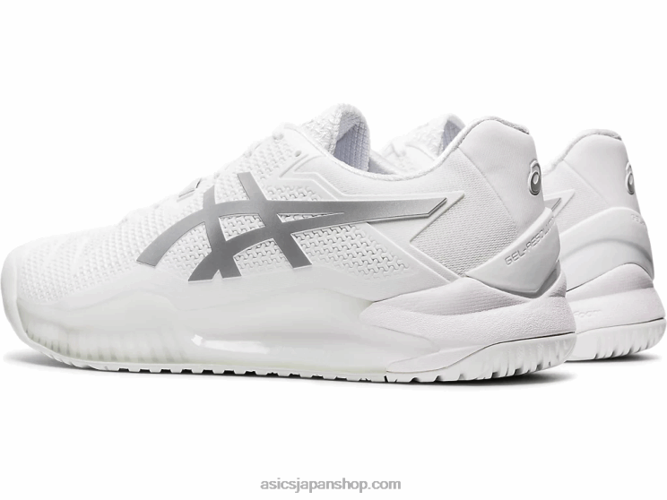 ゲル解像度 8 L20V2007Asics ホワイト/ピュアシルバー