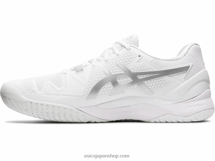 ゲル解像度 8 L20V2007Asics ホワイト/ピュアシルバー