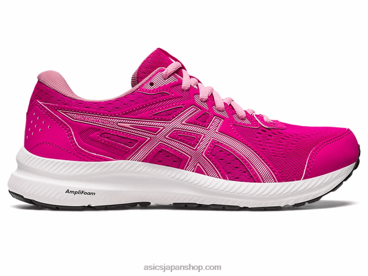 ジェルコンテント8 L20V2424Asics ピンクレイブ/ピュアシルバー