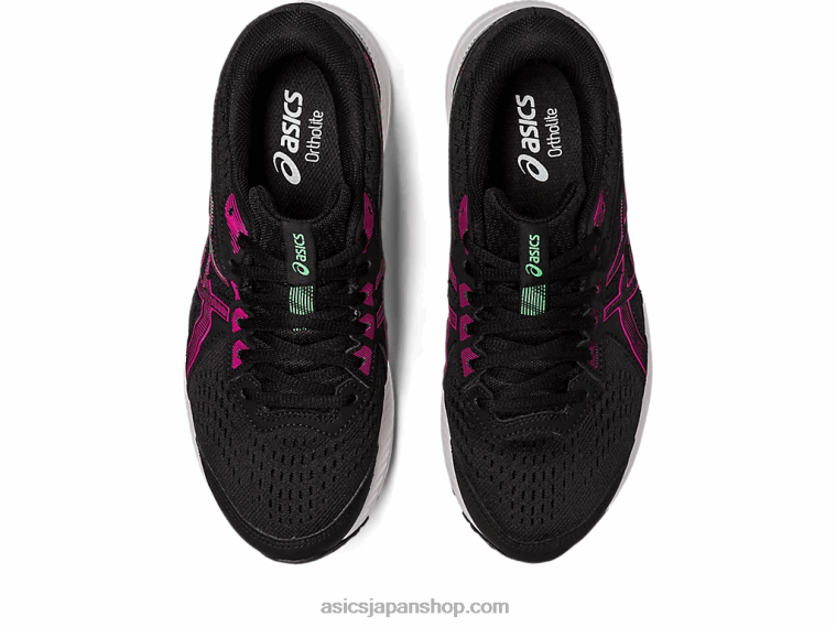 ジェルコンテント 8 ワイド L20V2435 Asicsブラック/ピンクレイブ