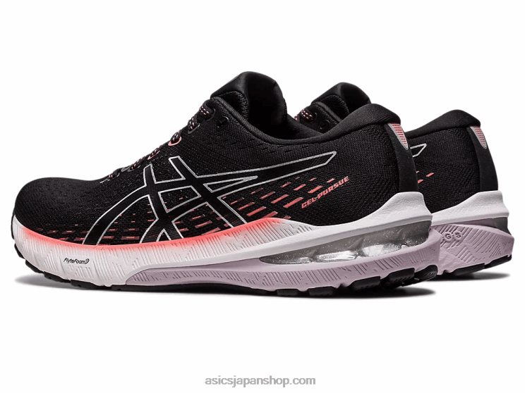 ジェル・パース 8 ワイド L20V2445Asics ブラック/ピュアシルバー