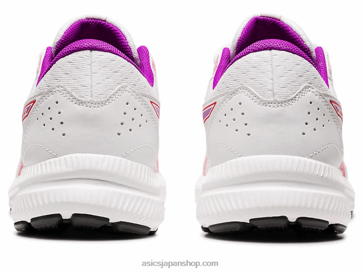 ジェルコンテント8 L20V2657Asics 白/赤の警告