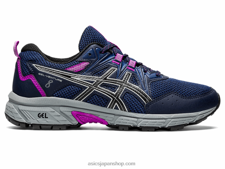 ゲルベンチャー 8 ワイド L20V2945Asics ミッドナイト/ピュアシルバー