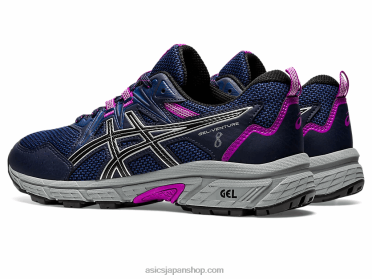 ゲルベンチャー 8 ワイド L20V2945Asics ミッドナイト/ピュアシルバー