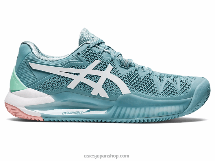 ゲル解像度 8 クレイ L20V3087Asics スモークブルー/ホワイト