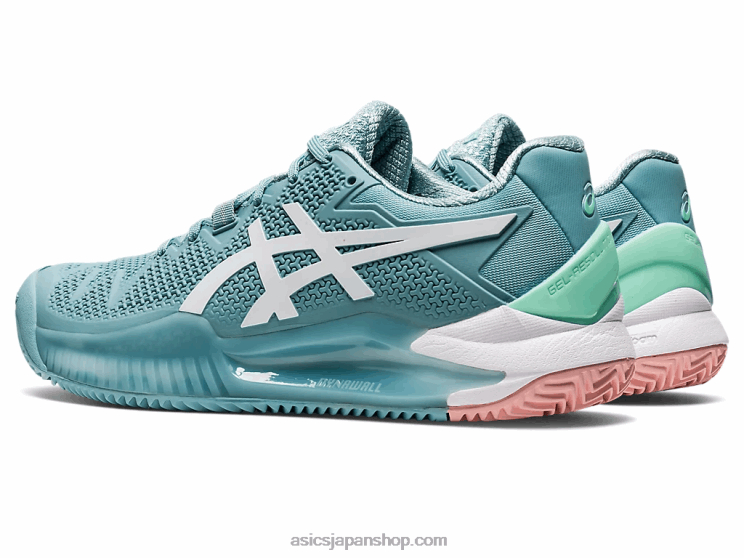 ゲル解像度 8 クレイ L20V3087Asics スモークブルー/ホワイト