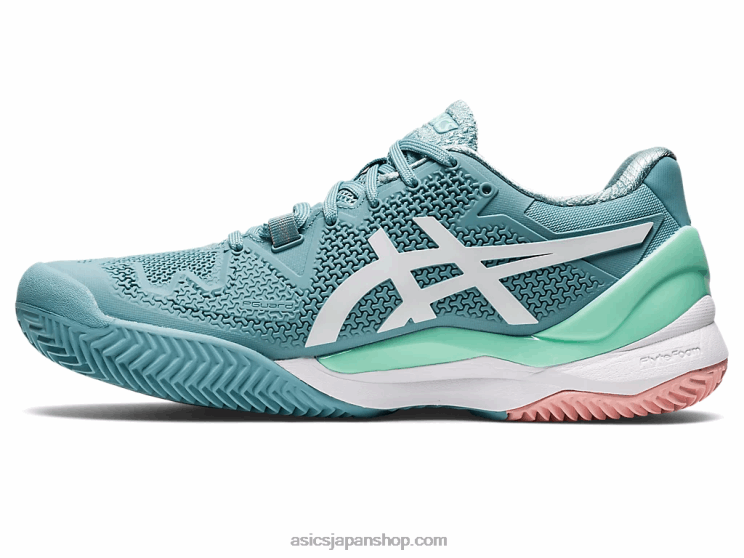 ゲル解像度 8 クレイ L20V3087Asics スモークブルー/ホワイト