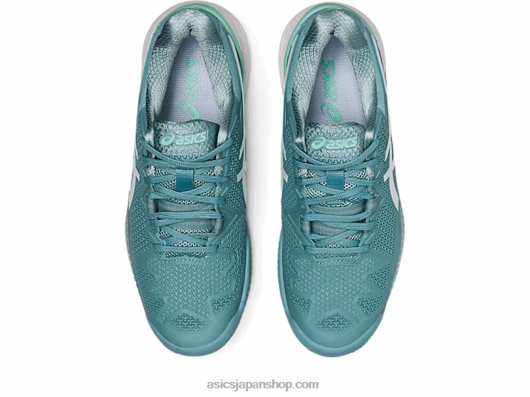 ゲル解像度 8 クレイ L20V3087Asics スモークブルー/ホワイト