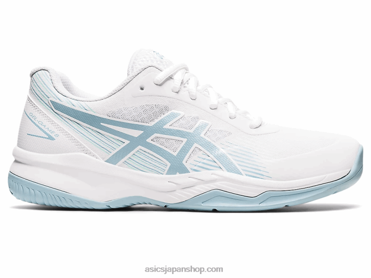 ゲルゲーム8 L20V3192Asics ホワイト/スモークブルー