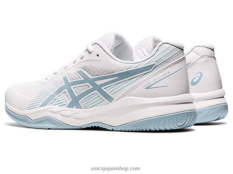 ゲルゲーム8 L20V3192Asics ホワイト/スモークブルー