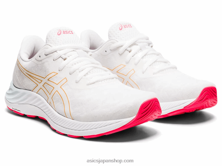 ゲルエキサイト8 L20V3195Asics ホワイト/シャンパン