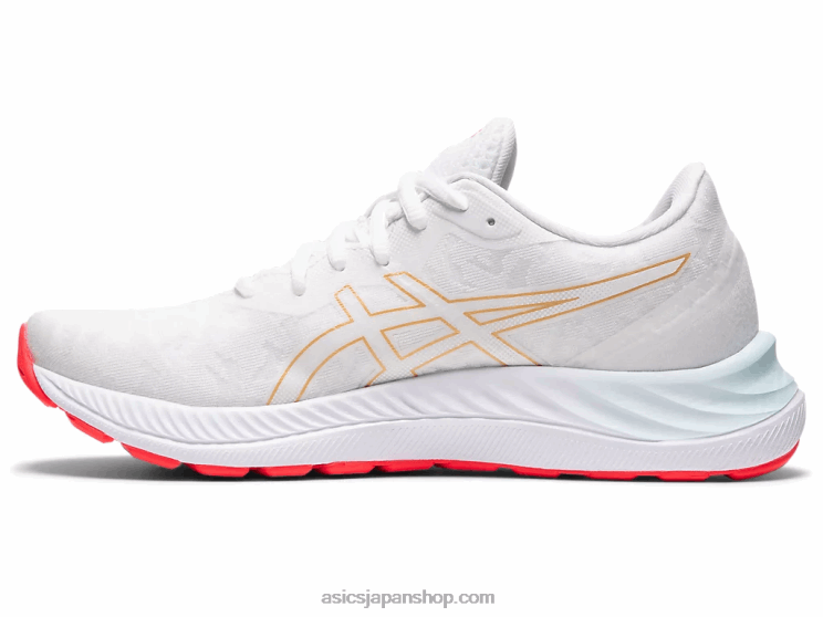 ゲルエキサイト8 L20V3195Asics ホワイト/シャンパン