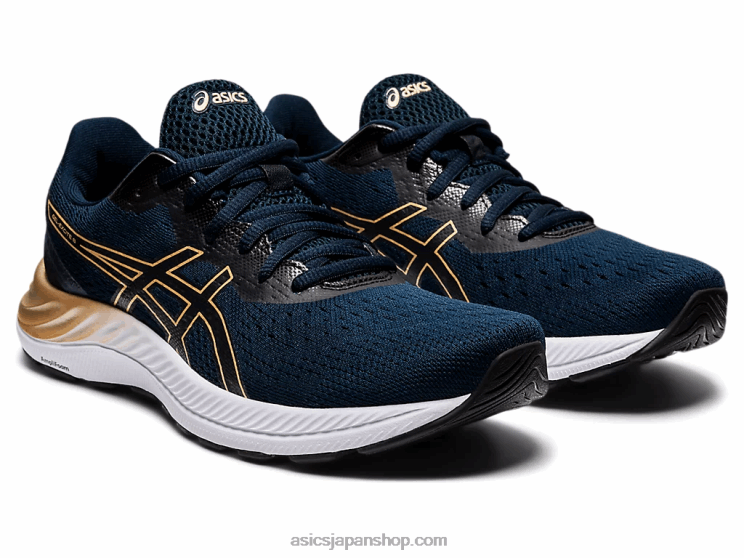 ゲルエキサイト8ワイド L20V3535Asics フレンチブルー/シャンパン
