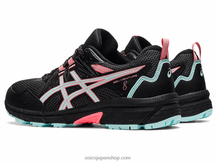 ジェルベンチャー 8 L20V3610Asics ブラック/クリアブルー