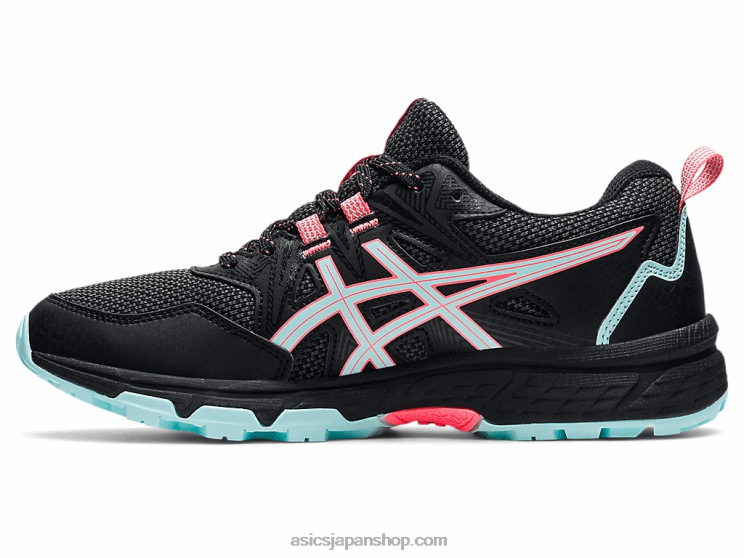 ジェルベンチャー 8 L20V3610Asics ブラック/クリアブルー