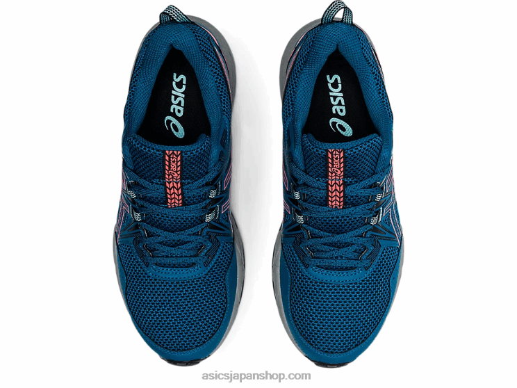 ジェルベンチャー 8 L20V3612Asics 深海ティール/ブレイジングコーラル