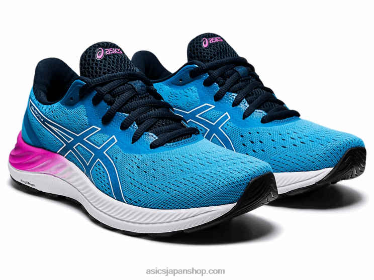ゲルエキサイト8 L20V3715Asics デジタルアクア/ホワイト