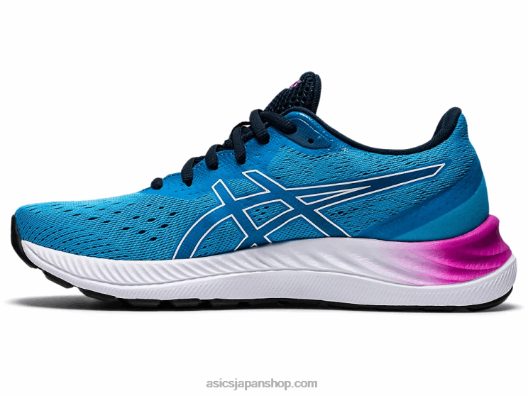 ゲルエキサイト8 L20V3715Asics デジタルアクア/ホワイト