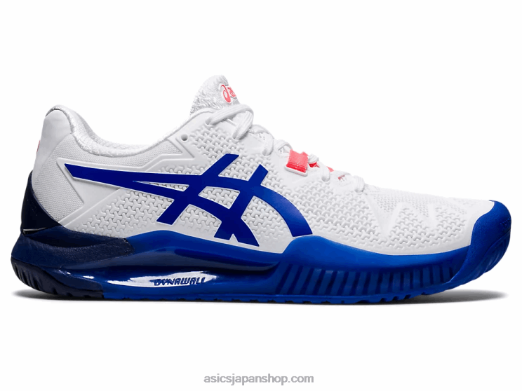 ゲル解像度 8 L20V3867Asics ホワイト/ラピスラズリブルー