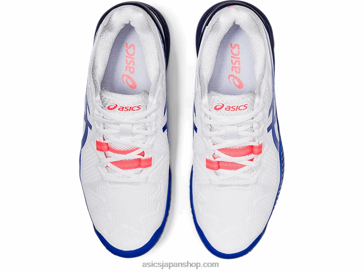 ゲル解像度 8 L20V3867Asics ホワイト/ラピスラズリブルー