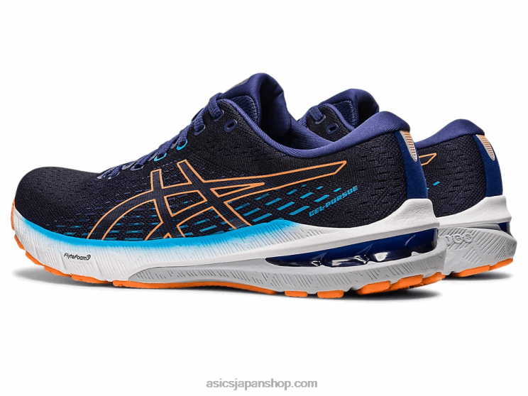 ジェル・パース 8 ワイド L20V386Asics インディゴブルー/サンピーチ