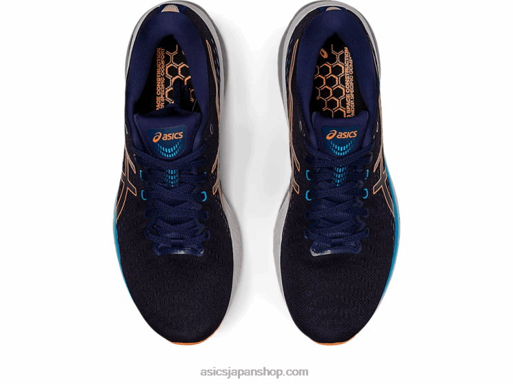 ジェル・パース 8 ワイド L20V386Asics インディゴブルー/サンピーチ