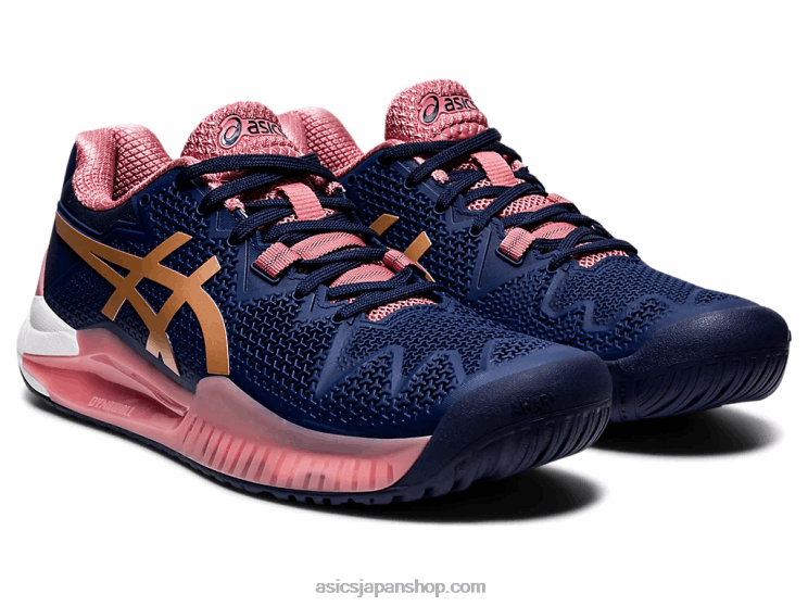 ゲル解像度 8 L20V3894Asics ピーコート/ローズゴールド