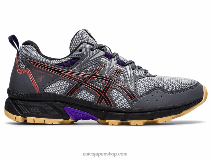 ゲルベンチャー 8 ワイド L20V3938Asics キャリアグレー/レッドレンガ