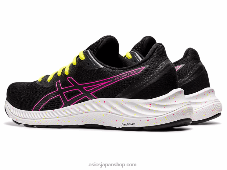 ゲルエキサイト8 L20V4005Asics ブラック/ホットピンク