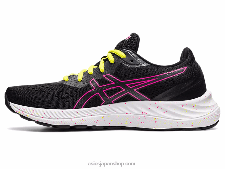 ゲルエキサイト8 L20V4005Asics ブラック/ホットピンク
