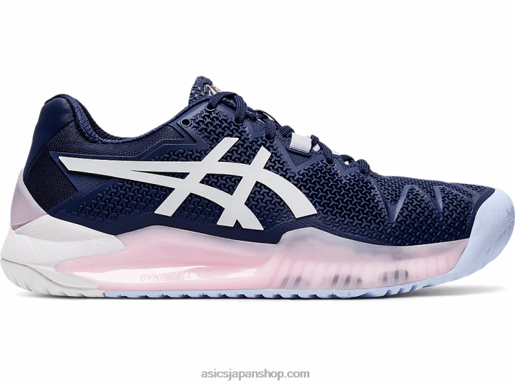 ゲル解像度 8 L20V4185Asics ピーコート/ホワイト