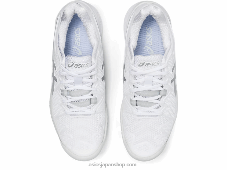 ゲル解像度 8 L20V4186Asics ホワイト/ピュアシルバー