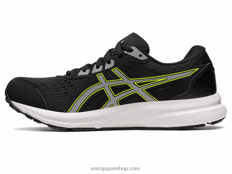 ジェルコンテント8 L20V458Asics ブラック/ピュアシルバー