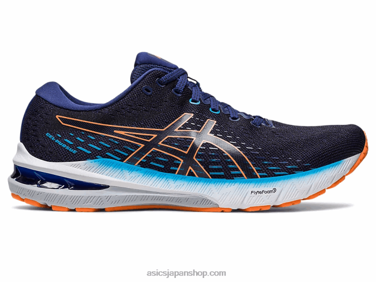 ジェル追跡 8 L20V480Asics インディゴブルー/サンピーチ