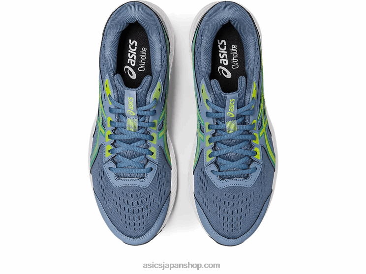 ジェルコンテント8 L20V530Asics スチールブルー/ライムゼスト