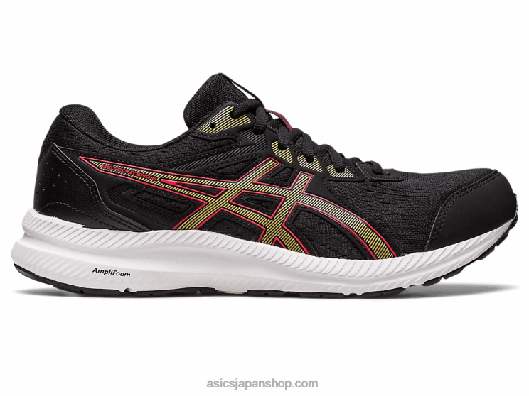 ジェルコンテント8 L20V536Asics ブラック/オリーブオイル