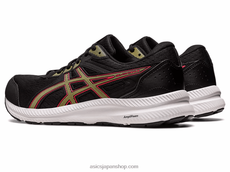 ジェルコンテント8 L20V536Asics ブラック/オリーブオイル
