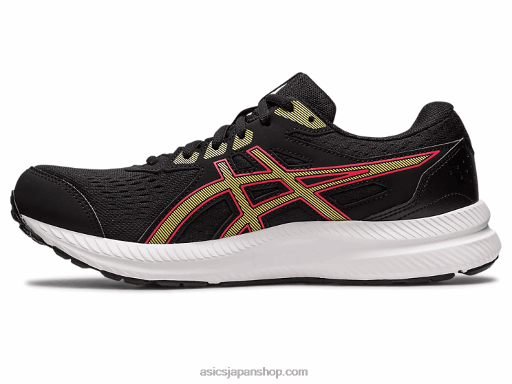 ジェルコンテント8 L20V536Asics ブラック/オリーブオイル