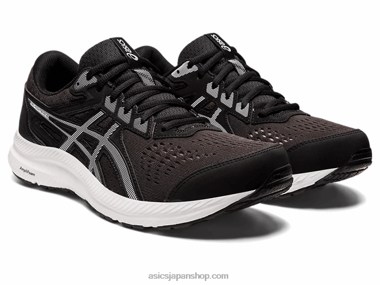 ジェルコンテント 8 エクストラワイド L20V715Asics 黒、白
