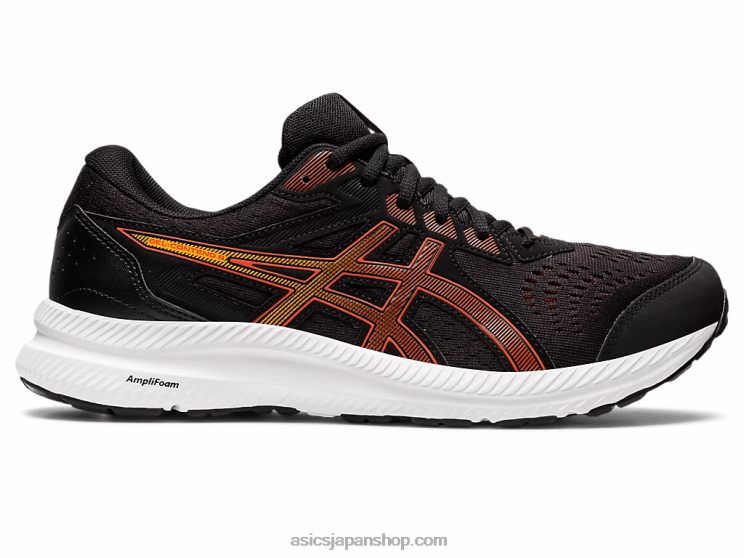 ジェルコンテント8 L20V722Asics ブラック/チェリートマト