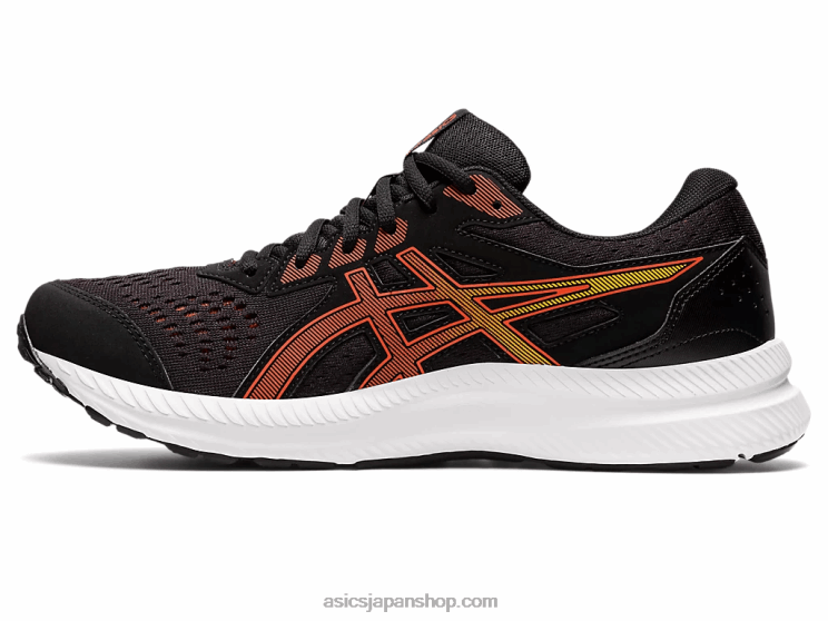 ジェルコンテント8 L20V722Asics ブラック/チェリートマト