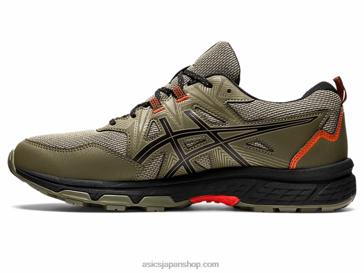 ジェルベンチャー 8 L20V924Asics マントルグリーン/ブラック