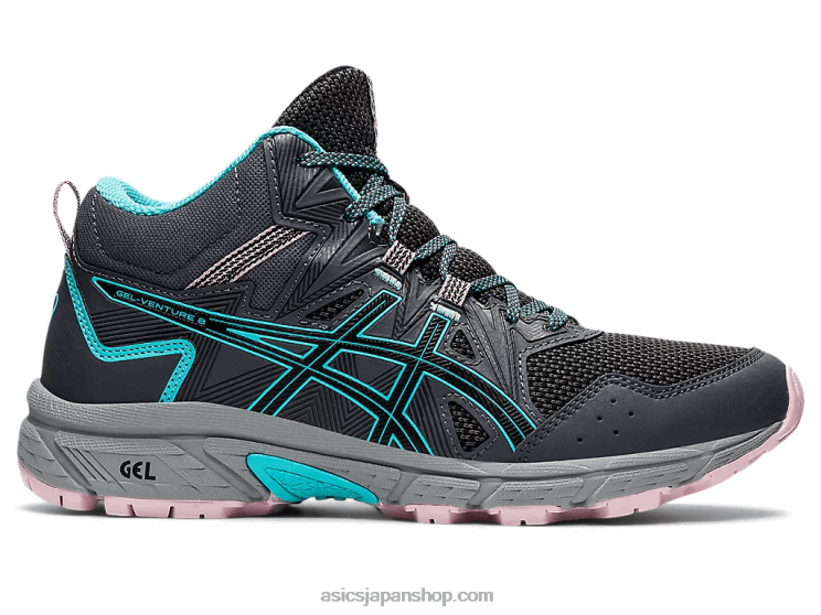 ジェルベンチャー 8mt L20V3566Asics グラファイトグレー/アイスミント