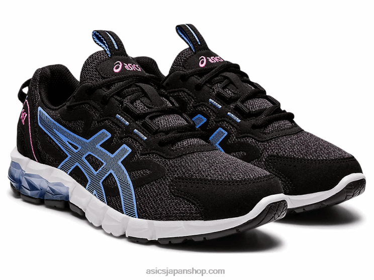 ゲル量子 90 3 L20V3907Asics ブラック/ツルニチニチソウブルー
