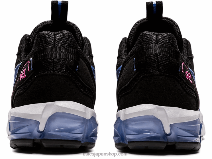 ゲル量子 90 3 L20V3907Asics ブラック/ツルニチニチソウブルー