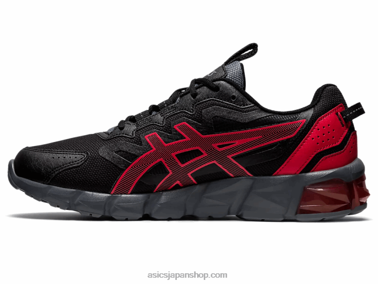 ゲル量子 90 3 L20V711Asics 黒/赤の警告