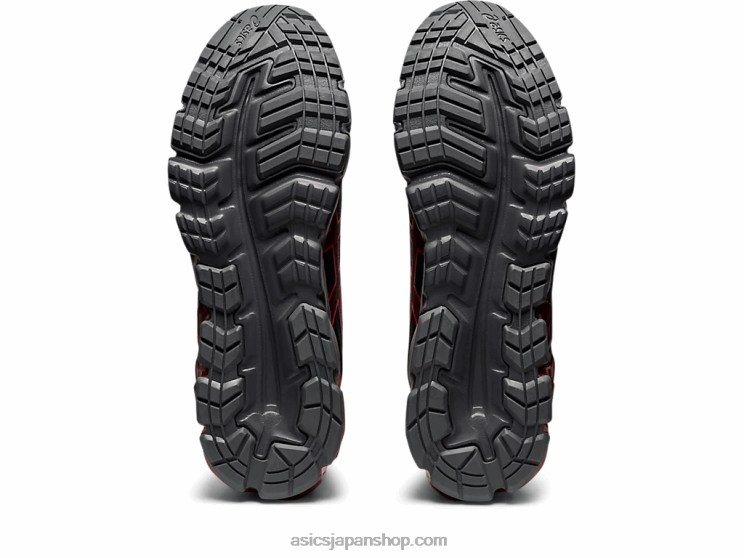 ゲル量子 90 3 L20V711Asics 黒/赤の警告