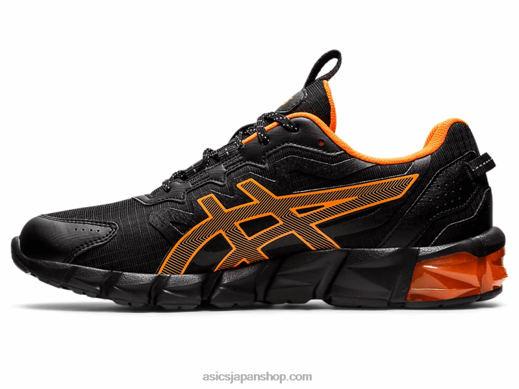 ゲル量子90 L20V1603Asics ブラック/ショッキングオレンジ
