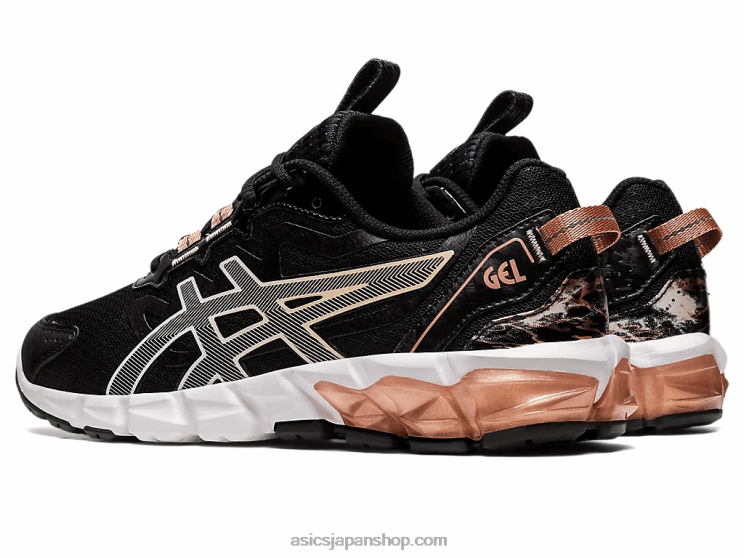 ゲル量子90 L20V2854Asics ブラック/ローズゴールド
